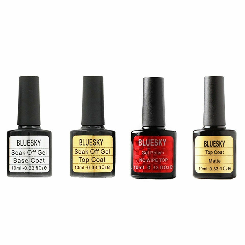 Buy New Bluesky Top, No Wipe Top, Matte Top and Base Coat Nail