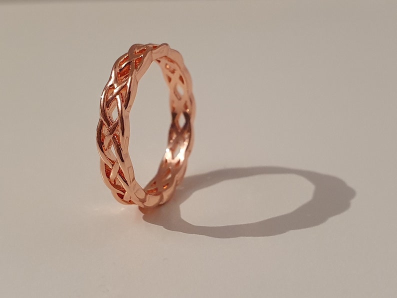 Rose GoldSilver Copper Band Ring