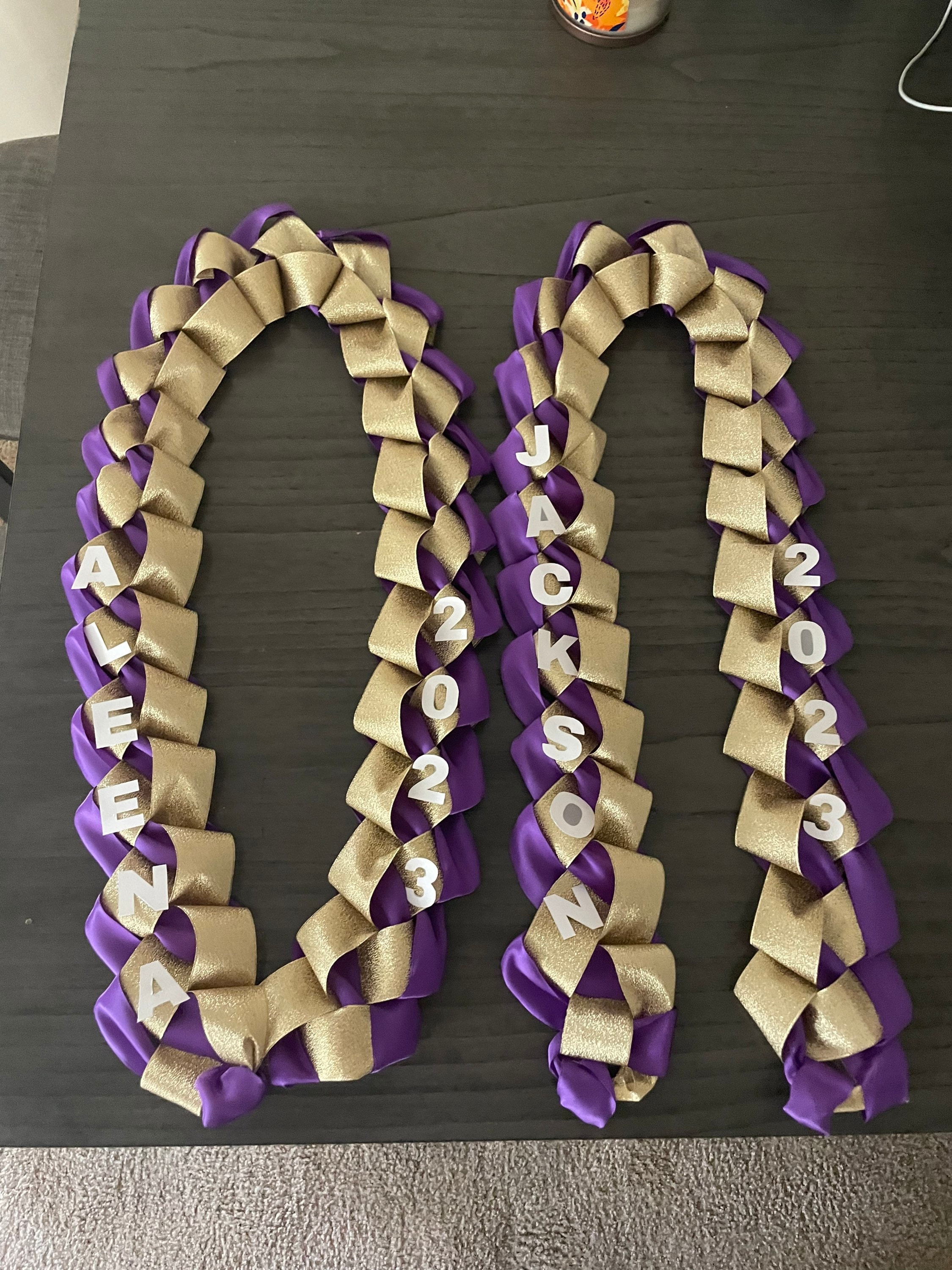 Graduation Leis/ Custom Leis/ 2024 Graduation Lei/ Grad Leis