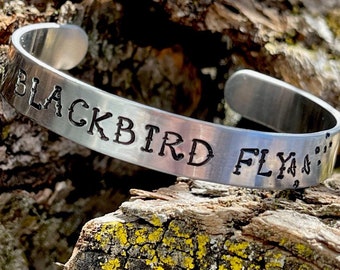 Blackbird Fly Adjustable Aluminum Cuff