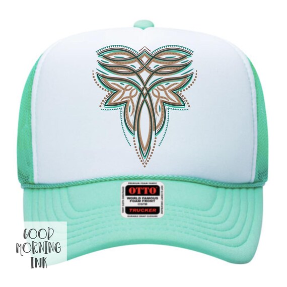 Boot Stitch Trucker Hat | Western Cowboy Boot Hat for Ladies  display picture 3