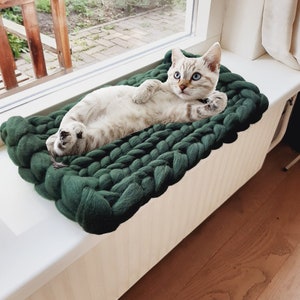 Chunky Cat Blanket Etsy