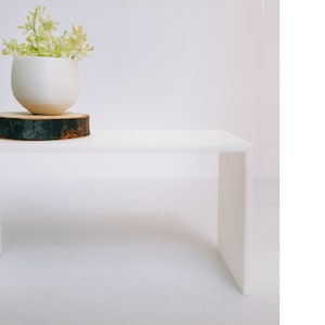Miniature Modern Table   1:12 Scale / Living room / Office / Hallway