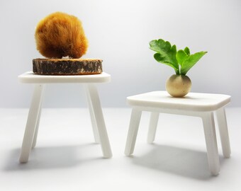 Dollhouse Stools, 1:12 Scale