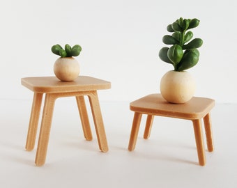 Miniature Modern Stools 1/12 Scale