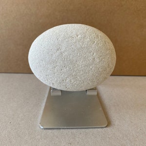 7x9cm Smooth White Sea Stone - Natural Sea Rock For Painting