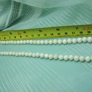 Antique Victorian Natural White Coral Graduated Necklace - 9ct Gold Clasp bild 8