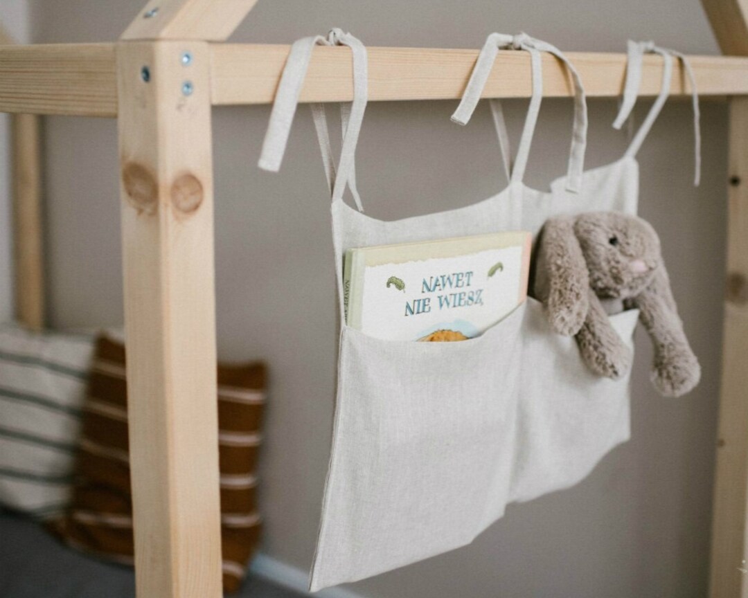 Cot Tied Linen Storage, Linen Cot Organiser, Nursery Organiser, Cot