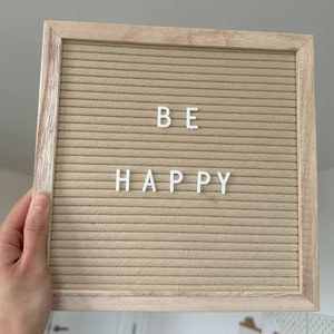 Custom Colour Square Felt Letterboard - Lime Green