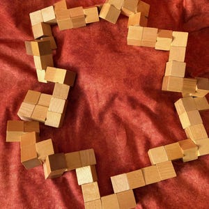 Cubo de serpiente anaconda: rompecabezas de madera, juego de lógica y acertijos