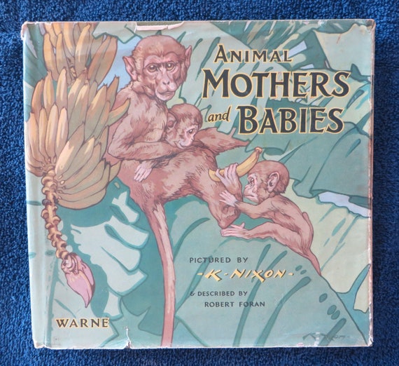 1960 Book Animal Mothers and Babies by R Foran. First Edition. - Etsy 1960 Book Animal Mothers and Babies by R Foran. First Edition. - Etsy