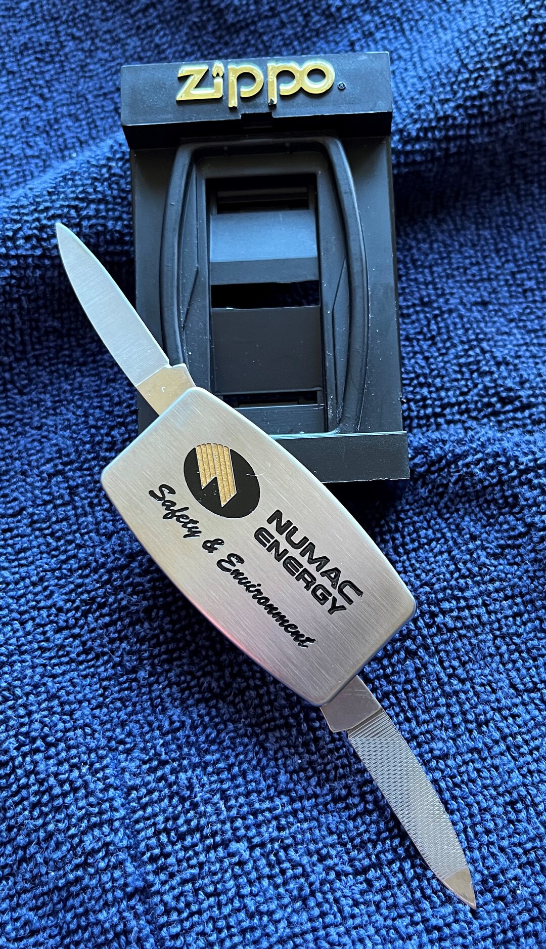 Vintage Zippo Pocket Knife. Small 1.5 Blade and Nail File. Etsy