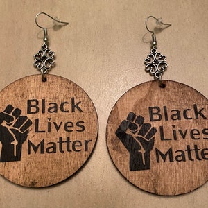 Black Lives Matter Earrings - BLM 2