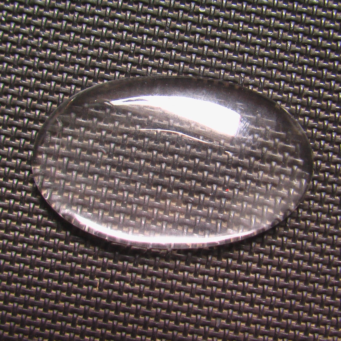 Clear Quartz Crystal Cabochon Gemstone // Taille46x26x6 mm // Etsy