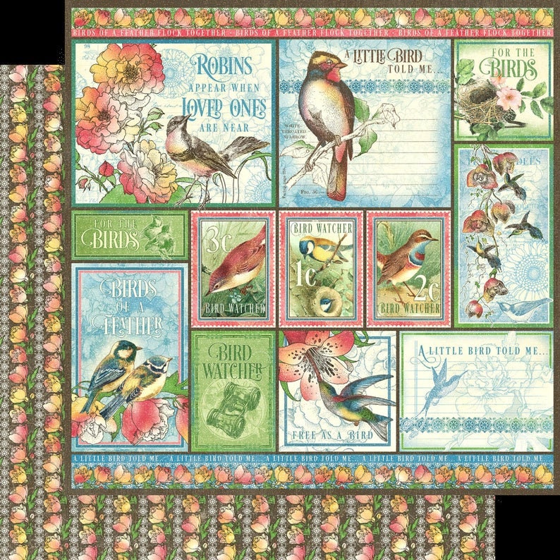 ジャンクジャーナル➕紙ものset *・ antique bird