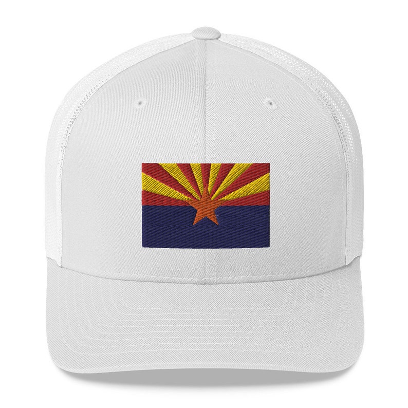 Arizona Flag Trucker Hat Arizona Hat Arizona Flag Hat Etsy
