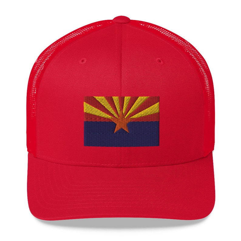 Arizona Flag Trucker Hat Arizona Hat Arizona Flag Hat Etsy