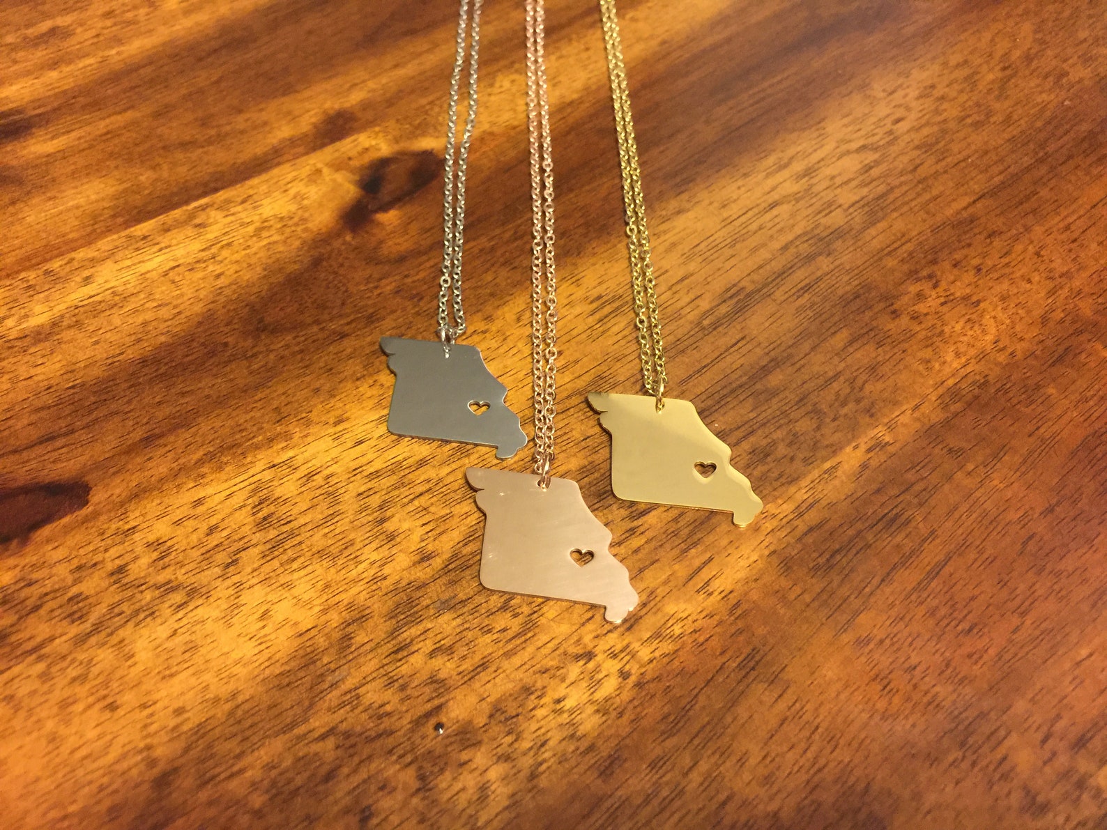 Missouri Necklace Missouri Jewelry Missouri Charm Missouri Pendant