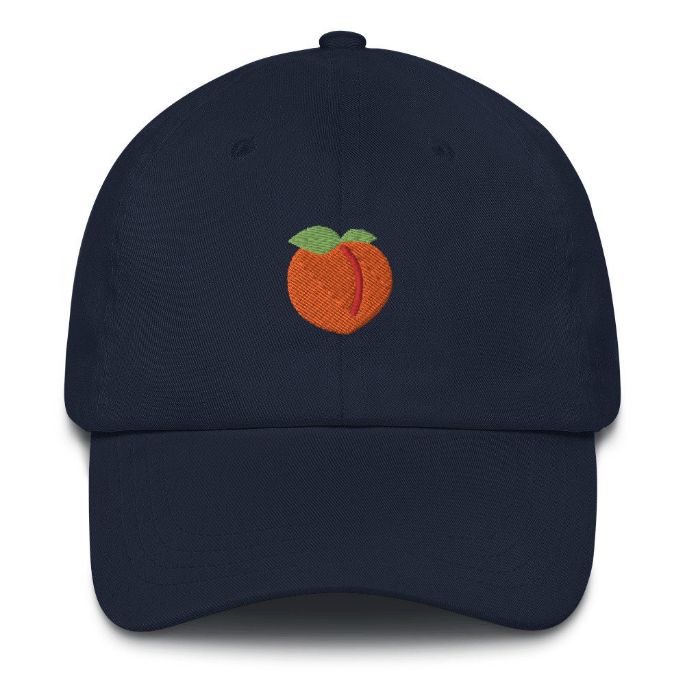 Peach Hat Peach Peach Cap Peach Emoji Peach Emoji Hat Etsy