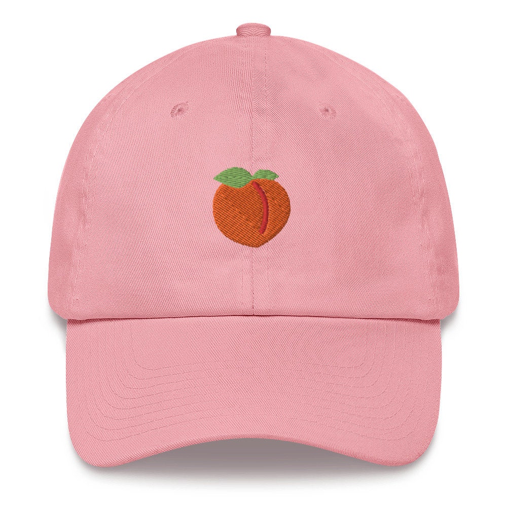 Peach Hat Peach Peach Cap Peach Emoji Peach Emoji Hat - Etsy