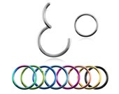 Nose Ring Nose Hoop Septum Ring Sterling Silver Gold Rose Gold 6mm 8mm 10mm 12mm Nose Piercing Hoop Ring Thin Handmade Small Tiny