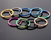 Nose Ring Nose Hoop Septum Ring Sterling Silver Gold Rose Gold 6mm 8mm 10mm 12mm Nose Piercing Hoop Ring Thin Handmade Small Tiny