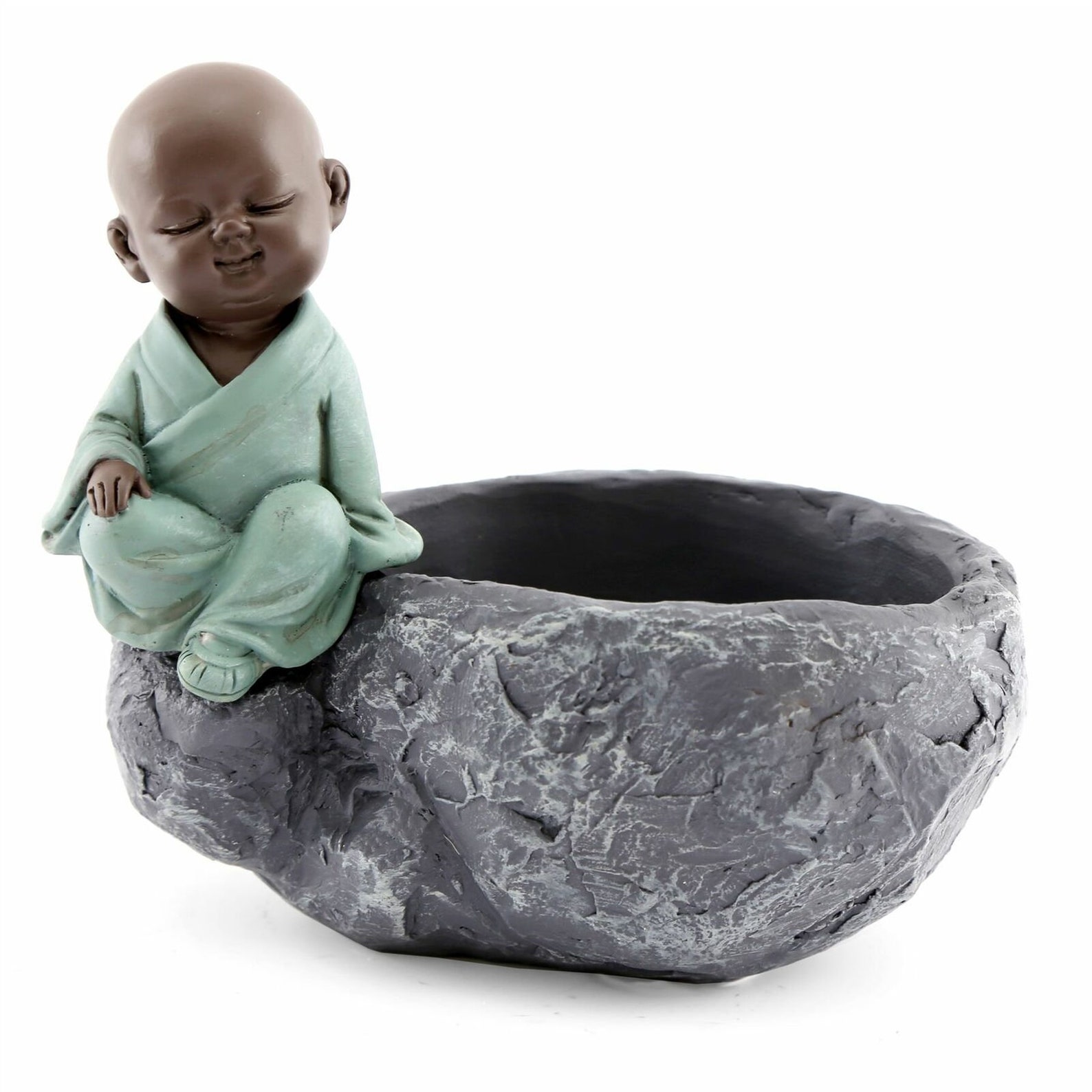 Buddha Statue Plant Pot Planter Garden Ornament Buddha Etsy