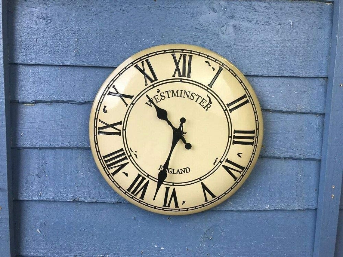 Garden Wall Station Clock Outdoor indoor church clock For Etsy