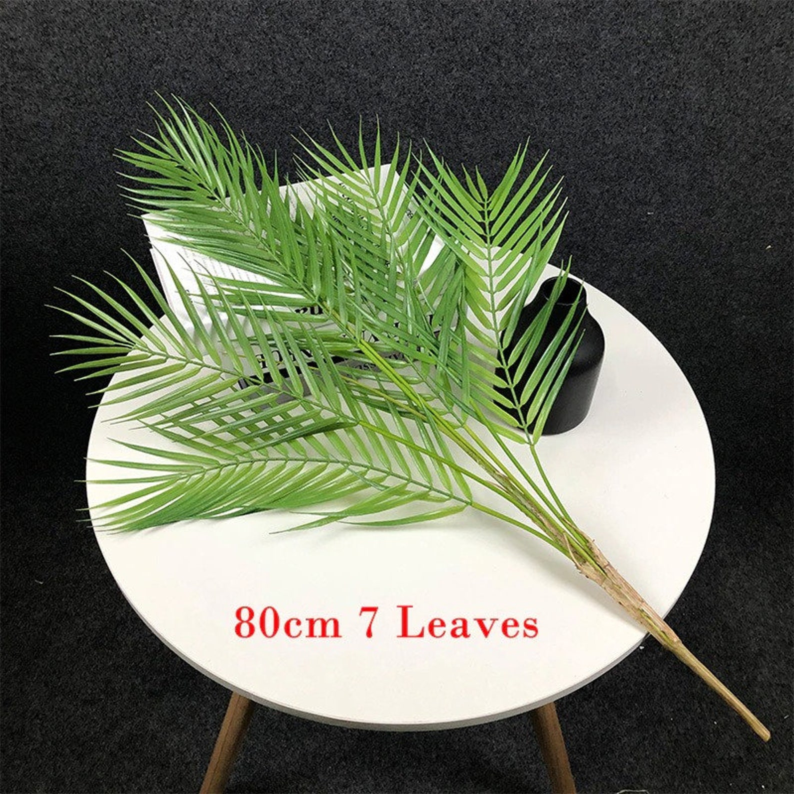 Tropical Plants Artificial Palm Tree Plastic Palm Leaves Etsy