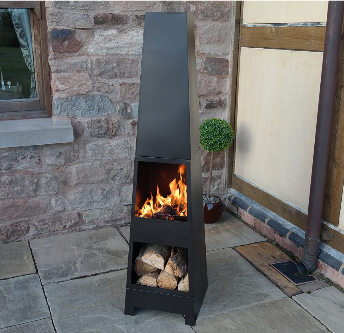 Hierro fundido Tofua Chimenea / quemador de registro gran | Etsy