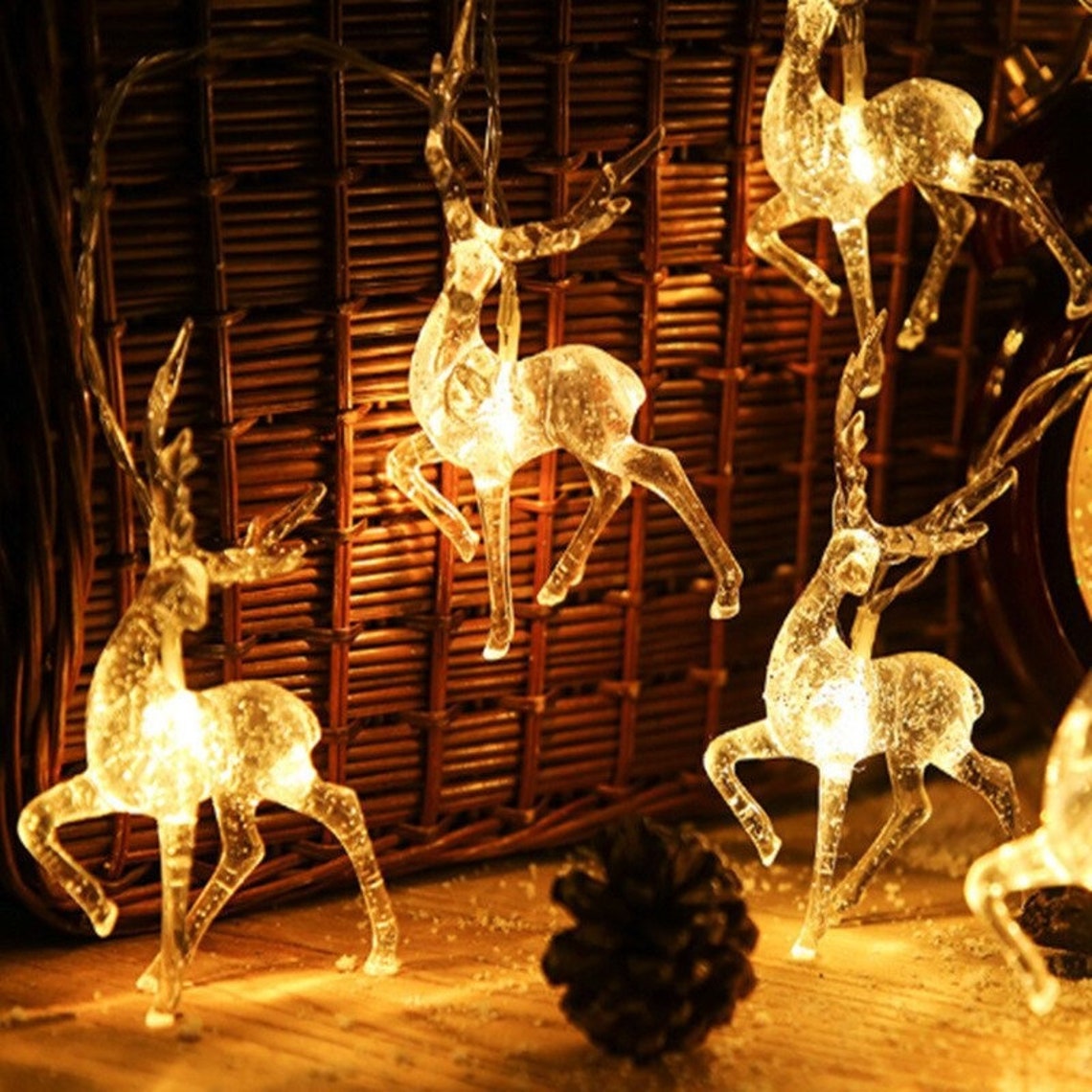 1.5m 3m Deer LED String Light USB Battery Power Christmas LED Etsy
