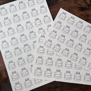 Color Swatch Card, 48/24 Bottle Double Sided, Water Resistant Ink on Watercolor Paper (100lbs) Suitable for Wet and Dry Media Swatching