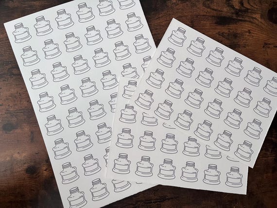 Color Swatch Card, 48/24 Bottle Double Sided, Water Resistant Ink on Watercolor Paper (100lbs) Suitable for Wet and Dry Media Swatching