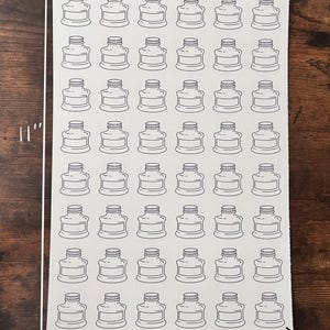 Color Swatch Card, 48/24 Bottle Double Sided, Water Resistant Ink on Watercolor Paper (100lbs) Suitable for Wet and Dry Media Swatching 5 of 11" sheets
