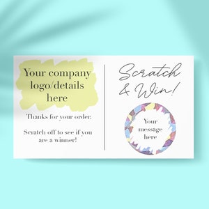 Gratta e Vinci Aziendali Personalizzati, Il Tuo Logo, Clienti Fedeltà, Carte Sconto, Offerte, Piccole Imprese, Omaggio, Regali, Lamina, Adesivi
