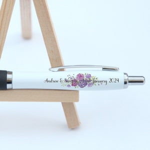 Personalised Wedding Favour Printed Pens, Bridesmaid Gift, Maid of Honour, Mother of Bride, Hen Party, Business, Logo, Pencil Ballpoint