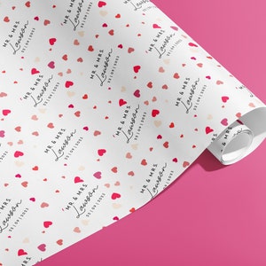 Personalizzato, Sig. e Sig.ra, Cognome, Carta da regalo, Carta da regalo, Personalizzato, Matrimonio, Festa, Fidanzamento, Coppie, Sposi novelli, Anniversario, Carta