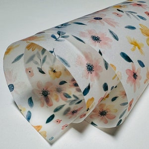 Personalised Pattern Vellum Paper, Packing Paper, Branded Packaging Premium, Your Logo Paper, Small Business, Tissue paper, Recyclable