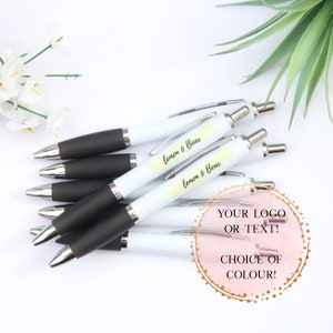 Personalised Printed Ballpoint Pens, Your Logo, Small Business, Branding Promo, Stationery, Giveaway, Planner, Order Book, Your Text