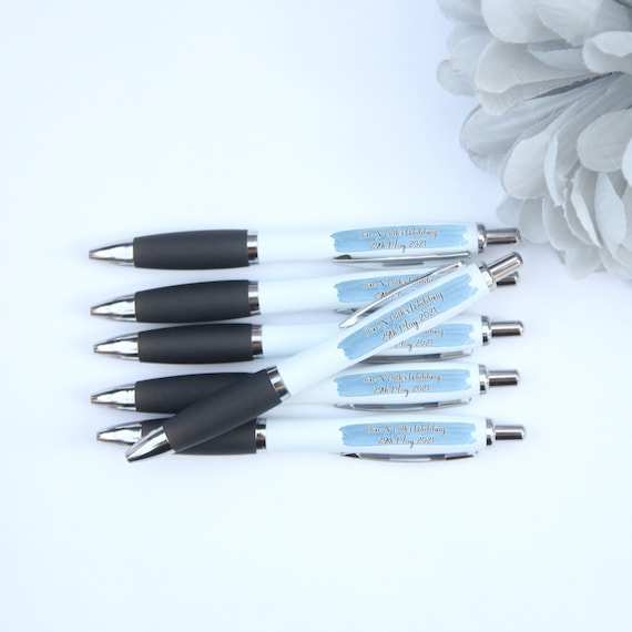Personalised Wedding Favour Printed Pens, Bridesmaid Gift, Maid of