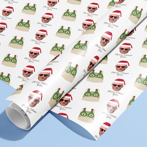 Personalised Christmas Gift Wrap, Wrapping Paper, Cats, Kittens, You Name, Customised, Your Picture, Wedding, Party, Paper, Birthday