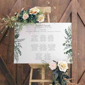 A1, A2, Tabela de assentos para casamento, Plano de assentos para casamento, Personalizado, Plano de mesa de casamento, Plano de mesa, Gráfico de assentos, Papel, Pôster, Exibição