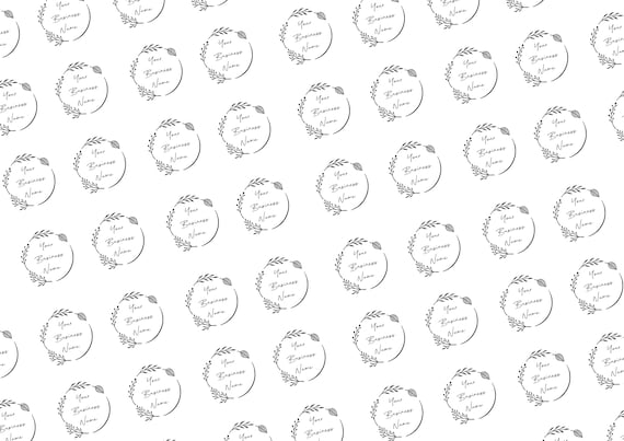 Personalised A3 Packing Wrapping Paper, Custom Gift Wrap, Customised, Logo Wrapping Paper, Small Business Order Packaging Book