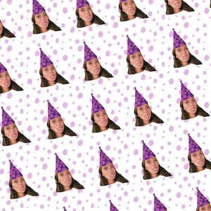 Personalised Your Photo Wrapping Paper, Custom Gift Wrap, Customised, Birthday Wrapping Paper, Funny, Christmas Gift Wrap, Secret Santa