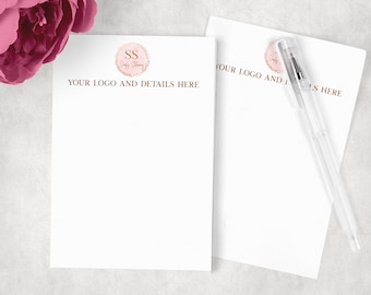 Blocco note personalizzato, Pad, Cancelleria Small Business, Libro, Quaderno, Order Book Pad, Il tuo logo, Regalo, Branding, Il tuo nome Text, Insegnante