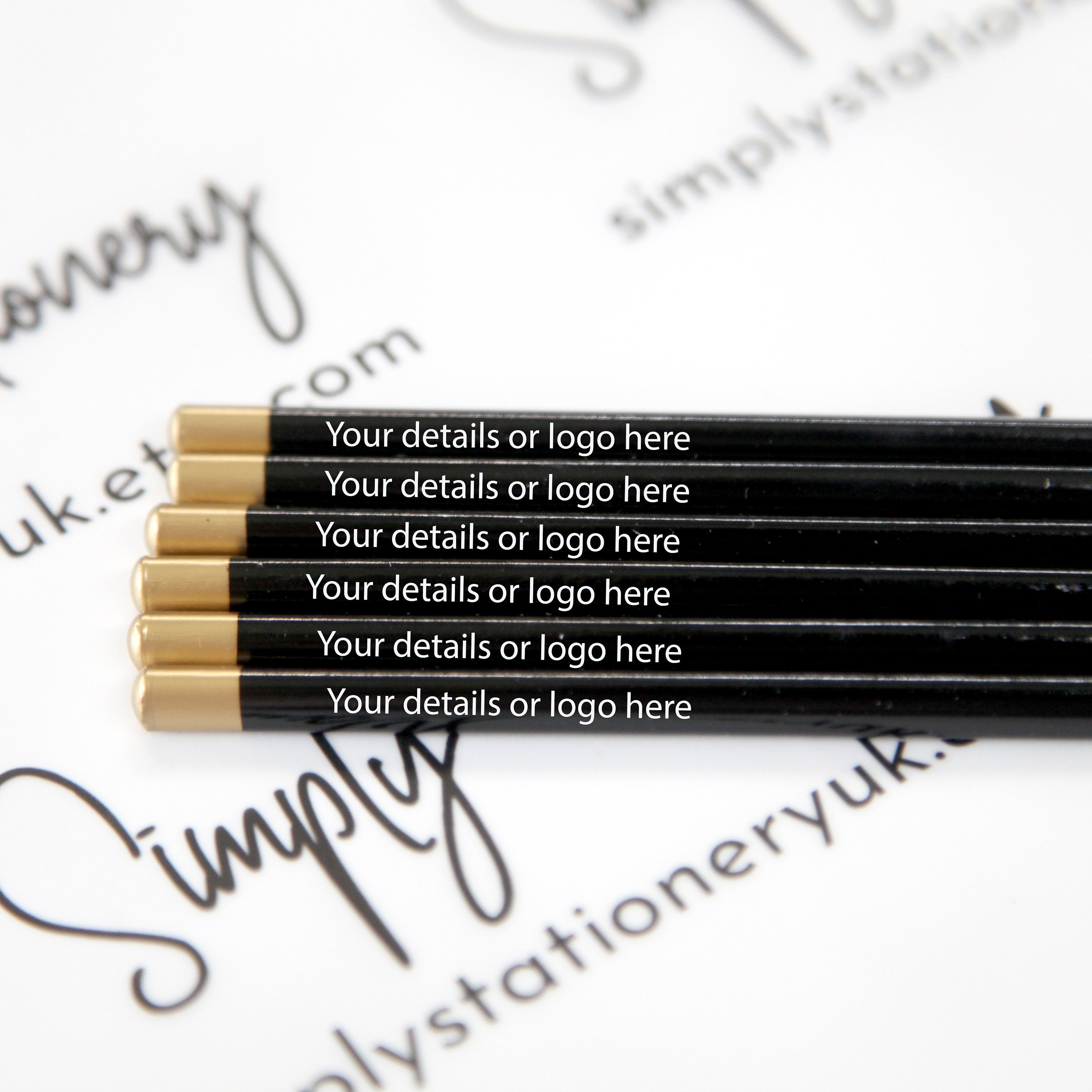 Personalised Printed Pencils Your Logo Small Business Etsy UK