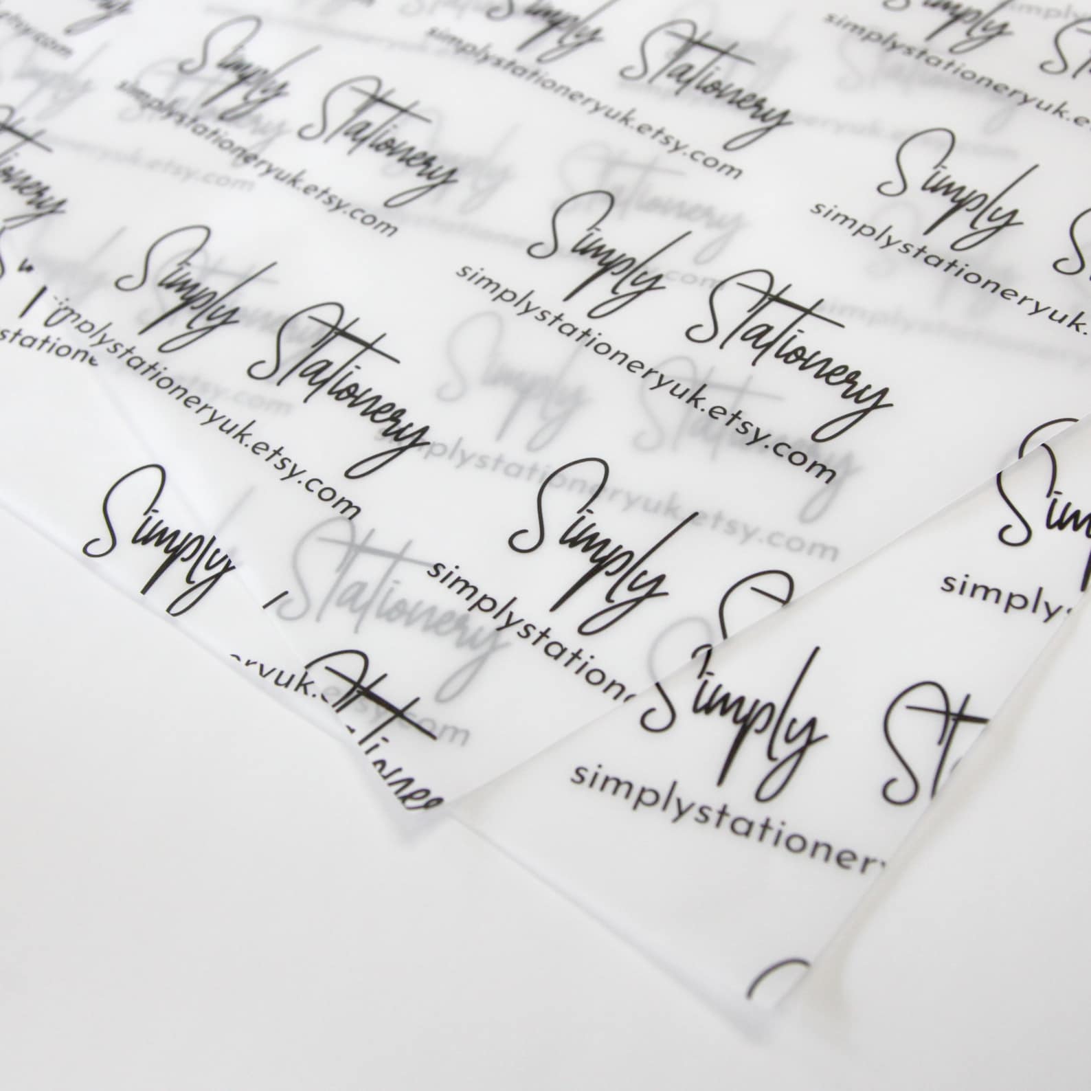 Personalised Vellum Paper, Packing Paper, Branded Packaging Premium