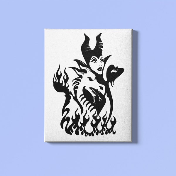 Maleficent Disney Inspired Car Decal, Wall Decal