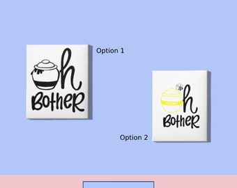Winnie the Pooh | Disney Inspired | Oh Bother|  Car Decal | Wall Decal | Vinyl Decal |  Gift Idea