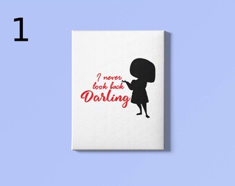 Edna Mode The Incredibles inspired car decal, vinyl decal